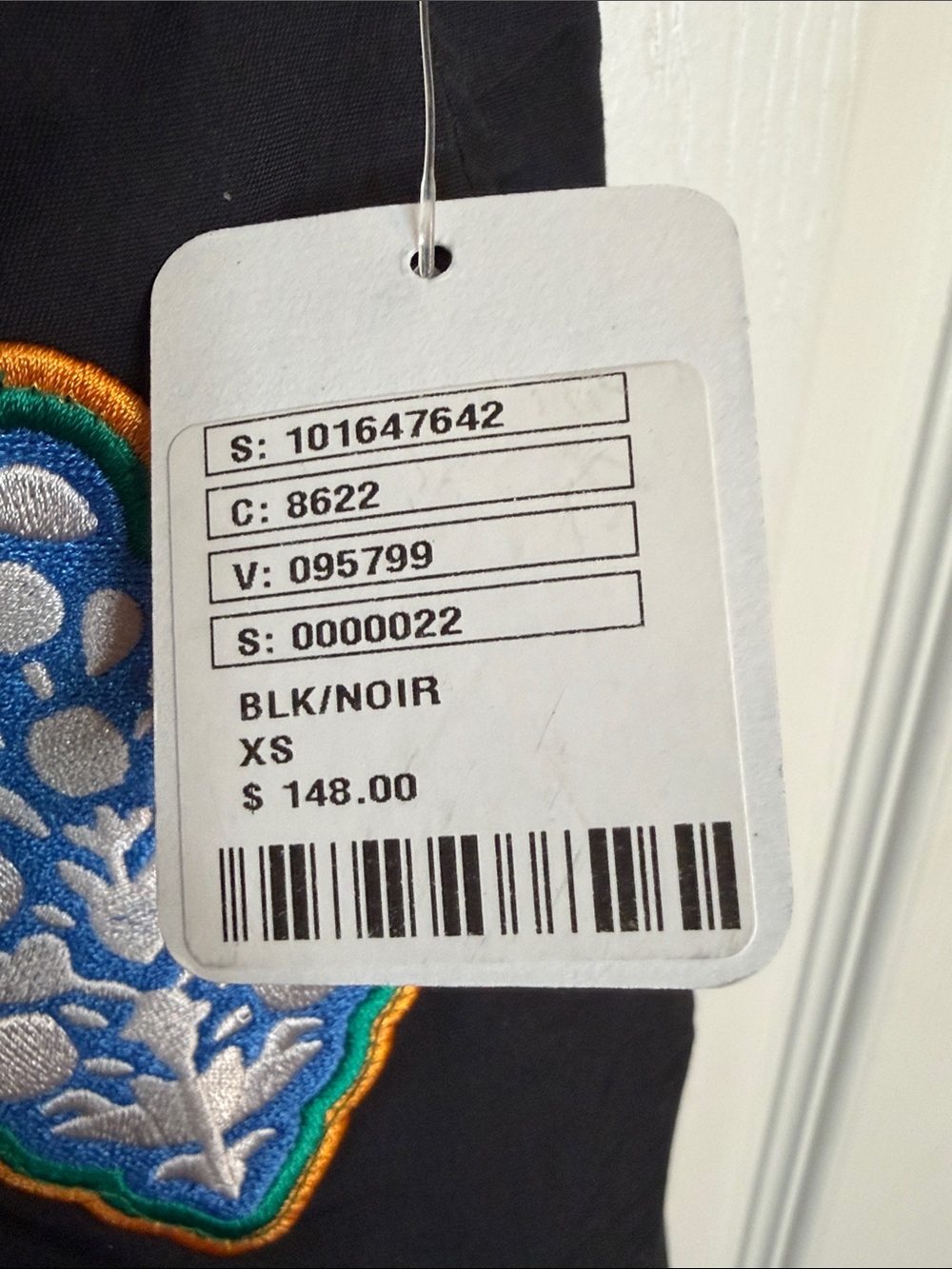 Free People Black Patched Jogger Pants with Multicolor Patches - Picture 15 of 16